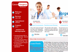 Tablet Screenshot of cancersurgerywebsite.com